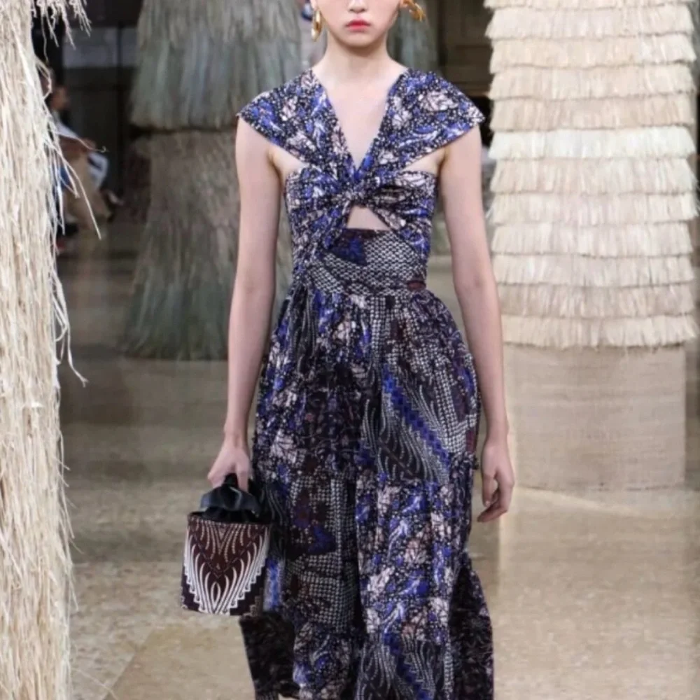 Ulla Johnson Printed Midi Dress - Picture 4 of 8